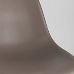 Пластиковый стул на ножках из массива бука Eames Cappuccino варинант исполнения - 8 | Loft Concept в Новосибирске