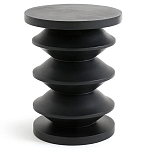 Фигурный приставной столик черного цвета AMORPHOUS варинант исполнения - 1 | Loft Concept в Новосибирске