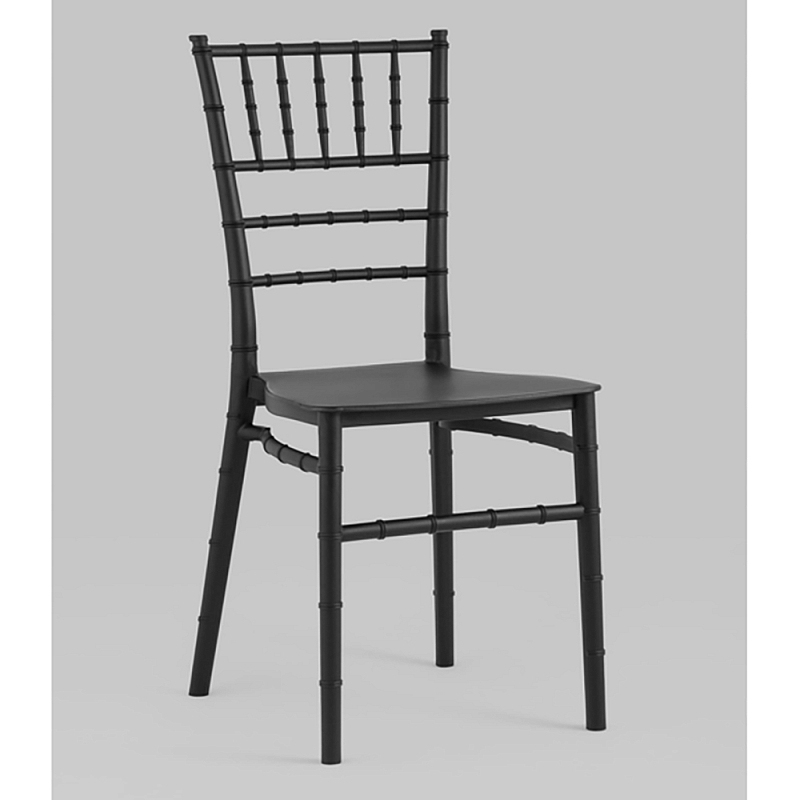Стул Chiavari пластик черный Черный Стул Chiavari пластик черный Черный в Новосибирске | Loft Concept