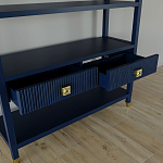 Стеллаж с двумя ящиками Elsa Dreams Blue варинант исполнения - 3 | Loft Concept в Новосибирске