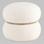 Пуф Полли S тедди белый варинант исполнения - 1 | Loft Concept в Новосибирске