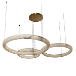Люстра с 3-мя кольцами из натурального камня Minerals of Light варинант исполнения - 5 | Loft Concept в Новосибирске