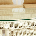 Комплект уличной мебели из ротанга Clara белый варинант исполнения - 11 | Loft Concept в Новосибирске