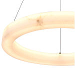 Люстра круглая с цельным каменным корпусом Unbreakable Stone варинант исполнения - 7 | Loft Concept в Новосибирске