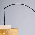 Торшер с декоративным поясом из плетеного бамбука Biuloggicu варинант исполнения - 3 | Loft Concept в Новосибирске