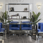 Стол обеденный металлический Weightlessness варинант исполнения - 4 | Loft Concept в Новосибирске