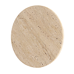 Бра с круглым плафоном из травертина Shaw Marble Lighting варинант исполнения - 4 | Loft Concept в Новосибирске