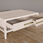 Кофейный стол Primo с двумя ящиками Светлый дуб варинант исполнения - 7 | Loft Concept в Новосибирске