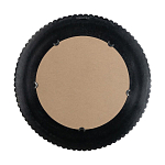 Зеркало круглое с текстурированным дизайном рамы Helios варинант исполнения - 3 | Loft Concept в Новосибирске