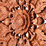 Панно из дерева квадратное Novala Panel With Trees варинант исполнения - 2 | Loft Concept в Новосибирске