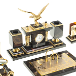 Настольный письменный набор из яшмы и долерита в подарочной упаковке Manager Organizer варинант исполнения - 2 | Loft Concept в Новосибирске