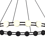 Люстра кольцевая с круглыми светодиодными источниками света Maxine Light варинант исполнения - 5 | Loft Concept в Новосибирске