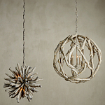 Люстра круглая в виде веток деревьев Natural Driftwood варинант исполнения - 4 | Loft Concept в Новосибирске