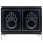 Черный комод в стиле арт-деко Luciano варинант исполнения - 1 | Loft Concept в Новосибирске