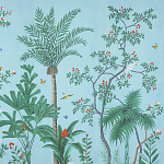 Обои ручная роспись Amazonia Duck Egg варинант исполнения - 2 | Loft Concept в Новосибирске