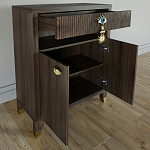 Комод Elsa Dreams Walnut Двухстворчатый  варинант исполнения - 1 | Loft Concept в Новосибирске