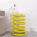 Дизайнерский журнальный стол на 2-х конусообразных ножках Epykopy варинант исполнения - 1 | Loft Concept в Новосибирске