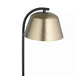 Торшер на изогнутом основании в сочетании черного и золотистого цвета Stable Base варинант исполнения - 2 | Loft Concept в Новосибирске