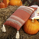 Подушка декоративная с вышивкой и кисточками Ethnic mix варинант исполнения - 5 | Loft Concept в Новосибирске