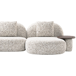 Модульный Диван Orus с кушеткой и столиком варинант исполнения - 5 | Loft Concept в Новосибирске