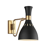 Бра с плафоном в форме песочных часов с узкими перфорированными отверстиями Feiss варинант исполнения - 1 | Loft Concept в Новосибирске