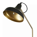 Торшер с плафоном в форме купола в сочетании черного и золотистого цвета Minimalist Execution варинант исполнения - 1 | Loft Concept в Новосибирске