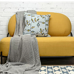 Чехол на подушку с рисунком и вышивкой Aurora Allure Sprout варинант исполнения - 5 | Loft Concept в Новосибирске