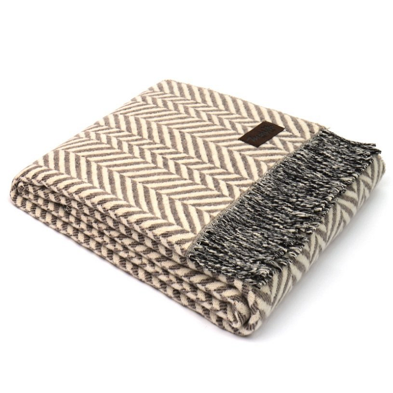 Плед PALLADIO 0001 Marzotto Бежевый в Новосибирске | Loft Concept 