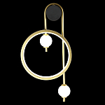 Бра с круглой рамкой и стеклянными белыми шарами B.LUX C Ball варинант исполнения - 3 | Loft Concept в Новосибирске