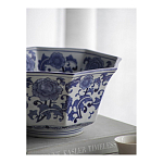 Чаша белая с синим цветочным узором Chino Dishes варинант исполнения - 5 | Loft Concept в Новосибирске