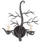 Бра черное в виде ствола дерева Branched Tree варинант исполнения - 2 | Loft Concept в Новосибирске