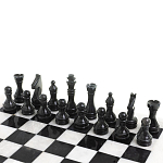 Шахматы классические с белой доской из натурального камня Мрамор Decorative Thematic Chess варинант исполнения - 3 | Loft Concept в Новосибирске