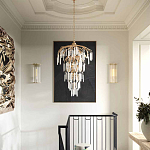 Бра настенное высокое из стеклянных трубочек Gladia варинант исполнения - 3 | Loft Concept в Новосибирске