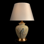 Настольная лампа бежевая с изображением птиц Slip Away варинант исполнения - 2 | Loft Concept в Новосибирске