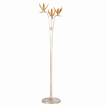 Торшер с 3-мя плафонами в виде цветов Golden Bird of Paradise варинант исполнения - 3 | Loft Concept в Новосибирске