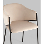 Стул Brace велюр молочный варинант исполнения - 2 | Loft Concept в Новосибирске