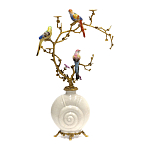 Подсвечник с декором из птиц на ветвях Birds of Paradise варинант исполнения - 2 | Loft Concept в Новосибирске