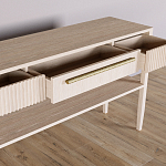 Дизайнерская Консоль с полкой и ящиком Primo Светлый дуб варинант исполнения - 5 | Loft Concept в Новосибирске