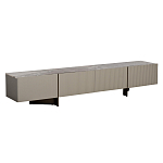 Тумба под телевизор серая с мраморной столешницей Uniqueness Marble варинант исполнения - 1 | Loft Concept в Новосибирске