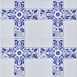 Плитка с узором Кресты варинант исполнения - 1 | Loft Concept в Новосибирске