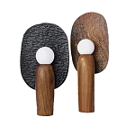 Настольная лампа из дерева Decorative Wooden Lamp варинант исполнения - 1 | Loft Concept в Новосибирске