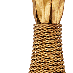 Люстра золотая с декором в виде перьев Bunch of Feathers варинант исполнения - 2 | Loft Concept в Новосибирске