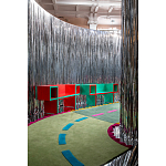 Дизайнерская разноцветная скамья Canton Bench варинант исполнения - 6 | Loft Concept в Новосибирске