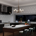  Люстра с прозрачными рифлеными цилиндрическими плафонами Kichler варинант исполнения - 28 | Loft Concept в Новосибирске