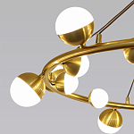 Люстра подвесная светодиодная с плафонами в форме шара Italian Globe Cedar Moss Light варинант исполнения - 3 | Loft Concept в Новосибирске