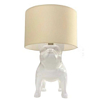 Настольная лампа COLLECTION OF DOGS с абажуром Бульдог варинант исполнения - 2 | Loft Concept в Новосибирске