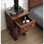 Тумбочка прикроватная с ящиком и дверцей Робот Robot Desk варинант исполнения - 6 | Loft Concept в Новосибирске