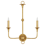 Бра настенное золотого цвета в форме подсвечника Graceful Smoothness варинант исполнения - 3 | Loft Concept в Новосибирске