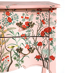 Комод розовый с росписью Цветы L.XV CHEST OF DRAWERS Flowers варинант исполнения - 3 | Loft Concept в Новосибирске