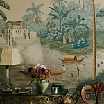 Обои ручная роспись River Scenes of Bengal Kolkata варинант исполнения - 5 | Loft Concept в Новосибирске